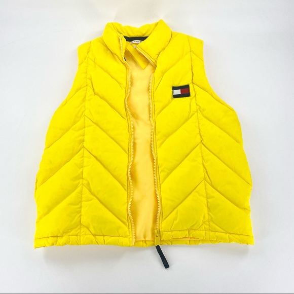 Tommy Hilfiger Jackets & Blazers - Tommy Hilfiger puffer vest yellow 90’s